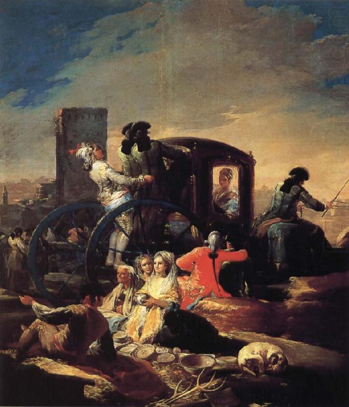 Francisco Goya Crockery Vendor china oil painting image